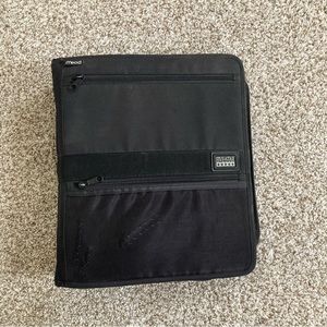 Five Star Mead Zip Up Large Binder With Pockets